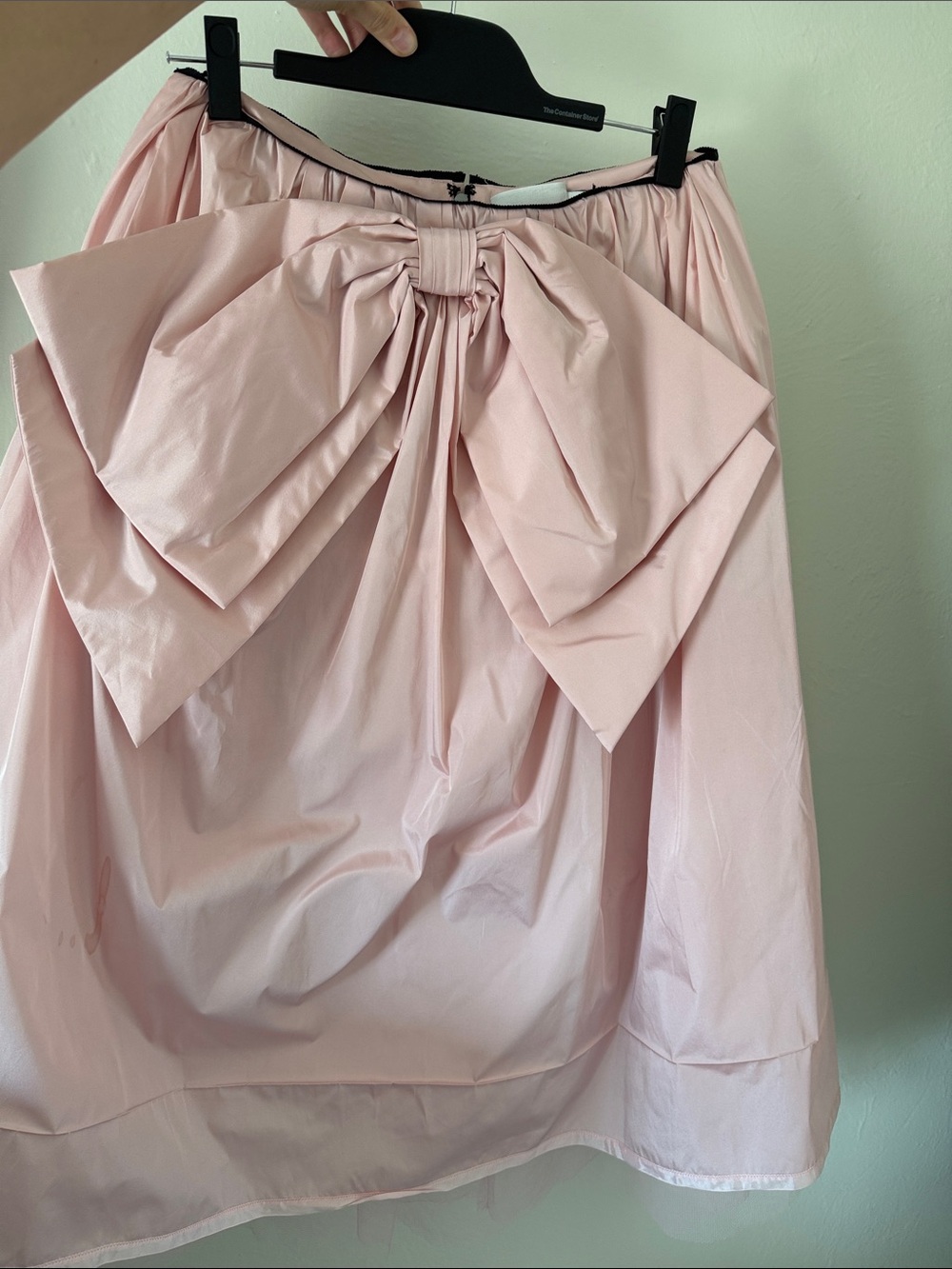 Coach Runway Taffeta tulle pink skirt with bow